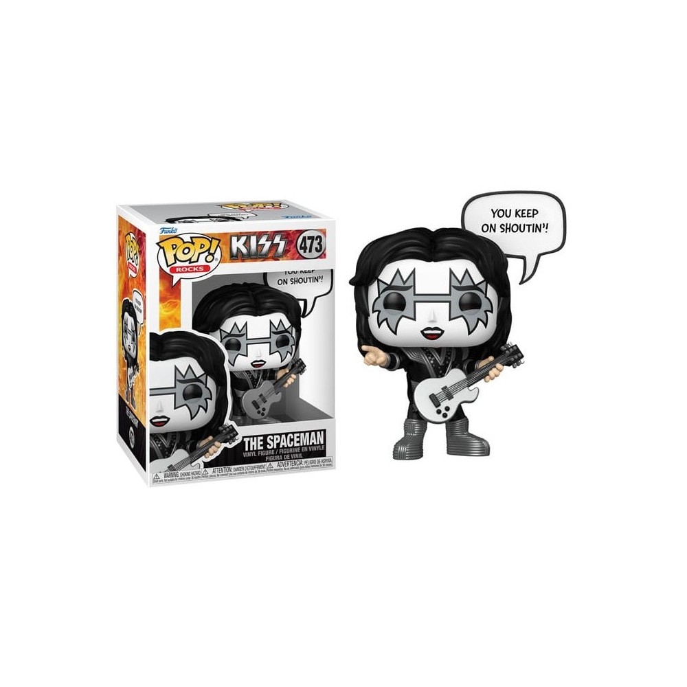 FUNKO FUNKO POP! ROCKS KISS THE SPACEMAN PVC BOBBLE HEAD FIGURE