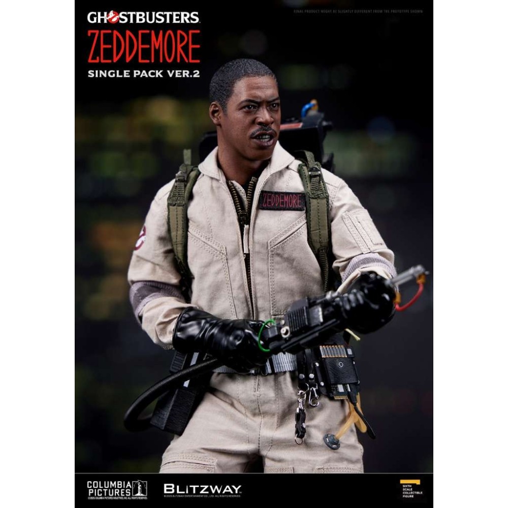 GHOSTBUSTERS WINSTON ZEDDEMORE SINGLE PACK VER.2 1/6 ACTION FIGURE BLITZWAY