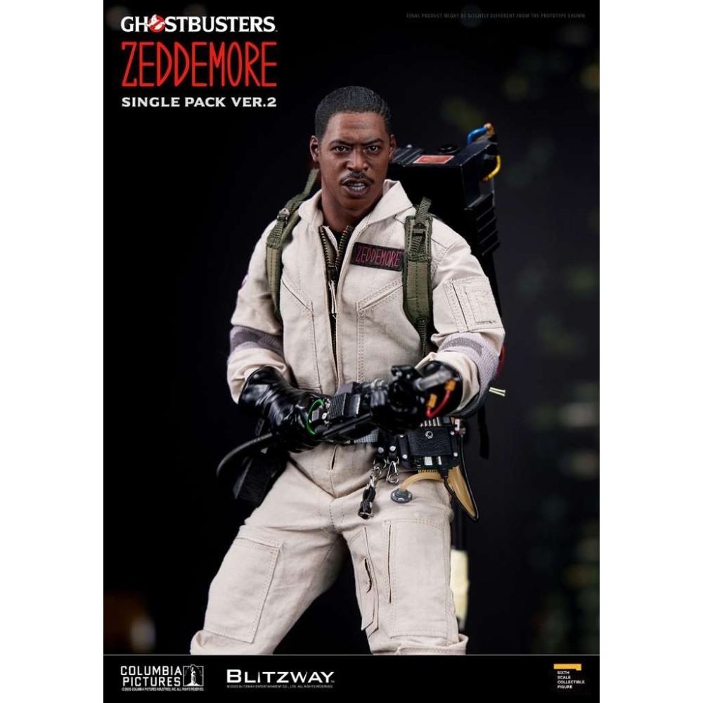 GHOSTBUSTERS WINSTON ZEDDEMORE SINGLE PACK VER.2 1/6 ACTION FIGURE BLITZWAY