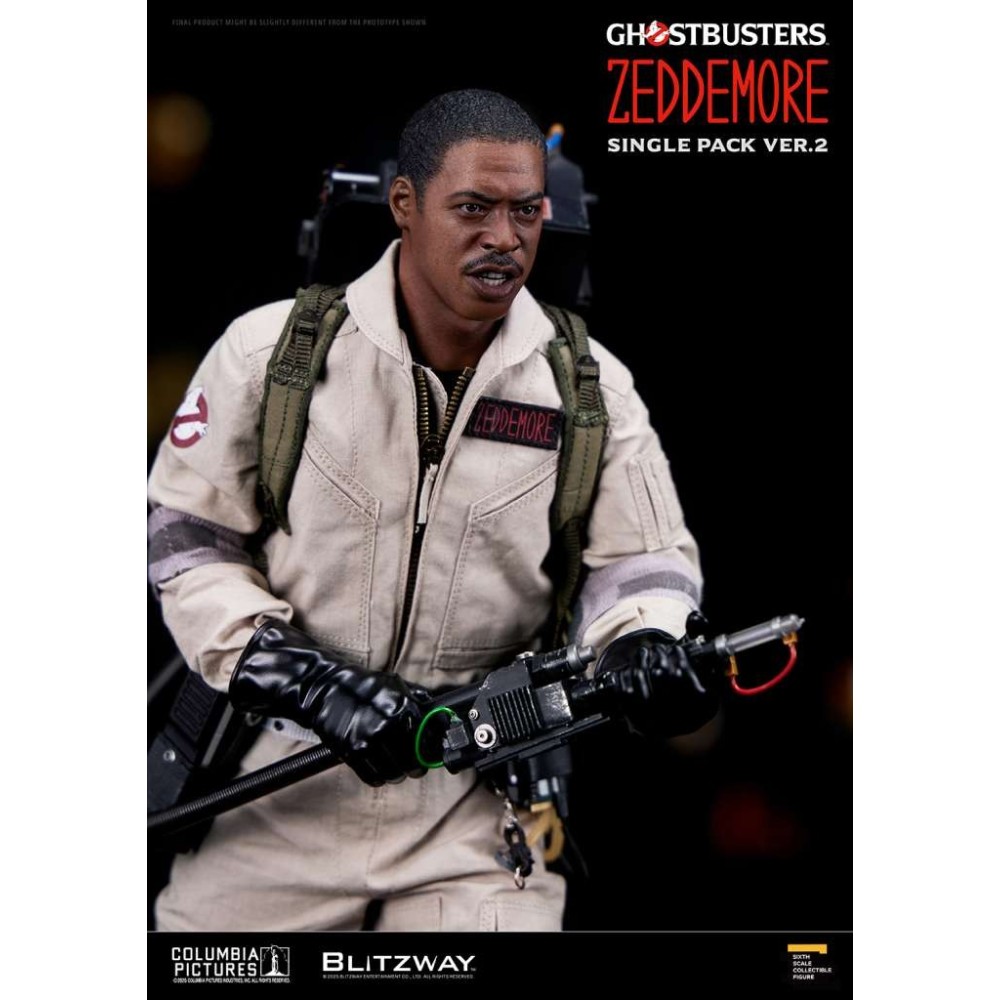 GHOSTBUSTERS WINSTON ZEDDEMORE SINGLE PACK VER.2 1/6 ACTION FIGURE BLITZWAY
