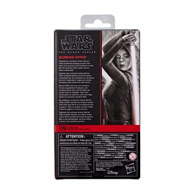 HASBRO STAR WARS THE BLACK SERIES BARRISS OFFEE PVC ACTION FIGURE