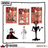 SAMURAI JACK 5 POINTS DELUXE SET 3X ACTION FIGURES MEZCO TOYS