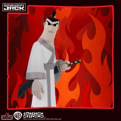 SAMURAI JACK 5 POINTS DELUXE SET 3X ACTION FIGURES MEZCO TOYS