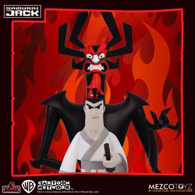 SAMURAI JACK 5 POINTS DELUXE SET 3X ACTION FIGURES MEZCO TOYS