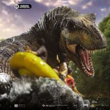 IRON STUDIOS JURASSIC WORLD REBIRTH T-REX RIVER SCENE DEMI ART SCALE 1/20 STATUE RESIN FIGURE
