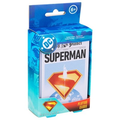 PALADONE PRODUCTS DC SUPERMAN POKER PLAYING CARDS TIN SET