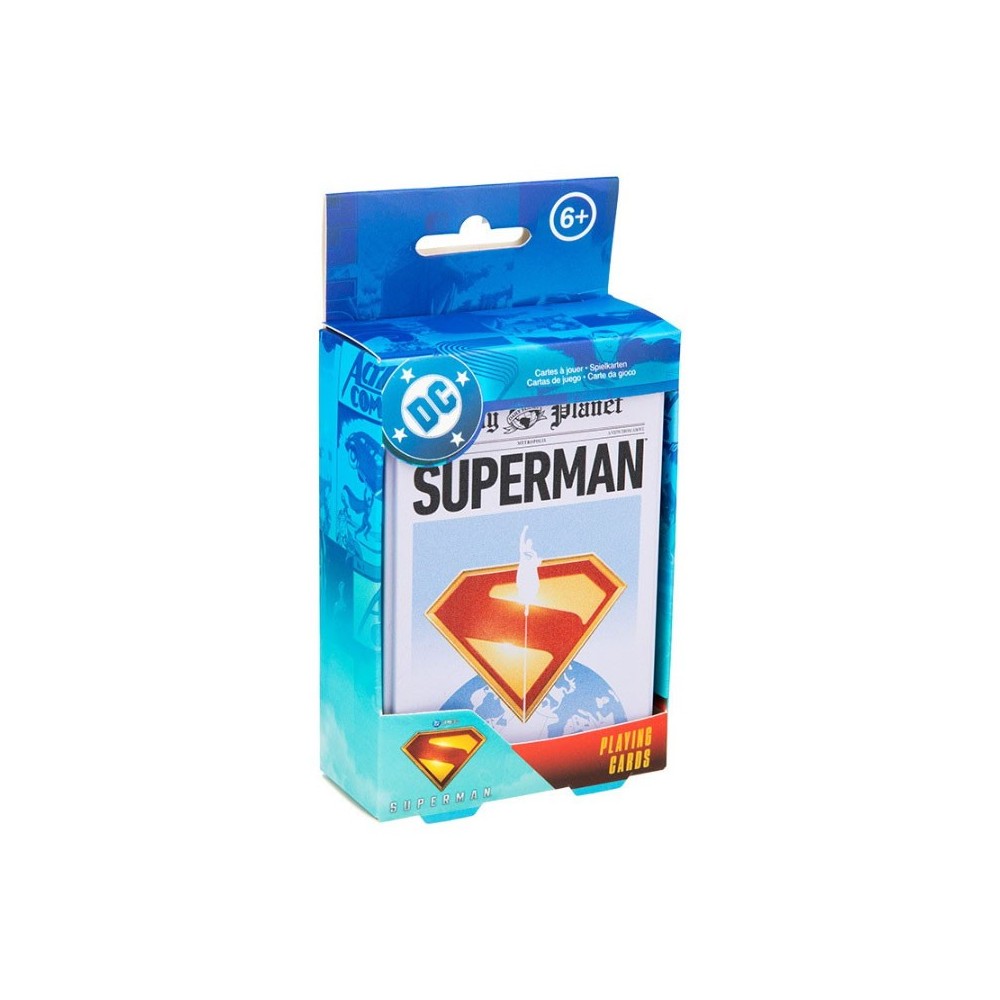 PALADONE PRODUCTS DC SUPERMAN POKER PLAYING CARDS TIN SET