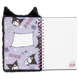 PALADONE PRODUCTS HELLO KITTY KUROMI FLUFFY A5 NOTEBOOK