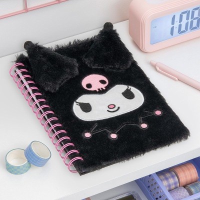 PALADONE PRODUCTS HELLO KITTY KUROMI FLUFFY A5 NOTEBOOK