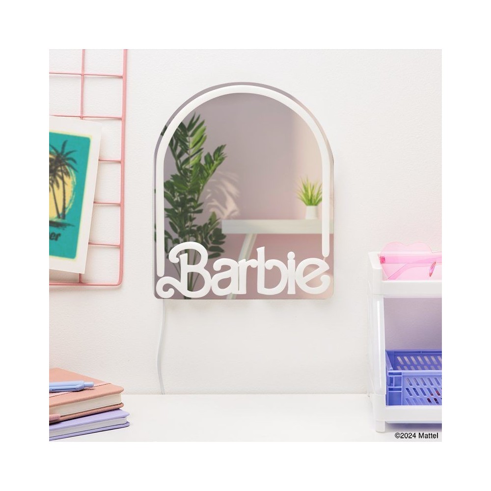BARBIE LED NEON DECORATIVE MIRROR LIGHT SPECCHIO LAMPADA PALADONE PRODUCTS