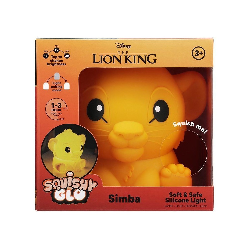 PALADONE PRODUCTS THE LION KING SIMBA SQUISHYGLO SILICONE LAMP