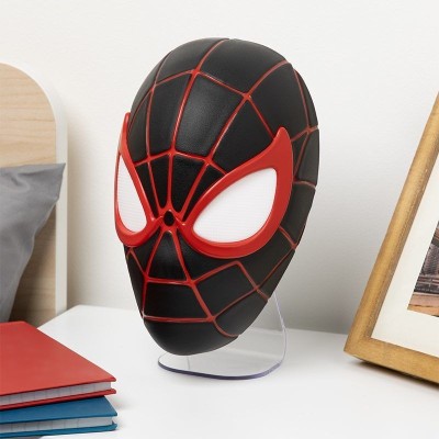 SPIDER-MAN MILES MORALES MASK LIGHT LAMPADA PALADONE PRODUCTS
