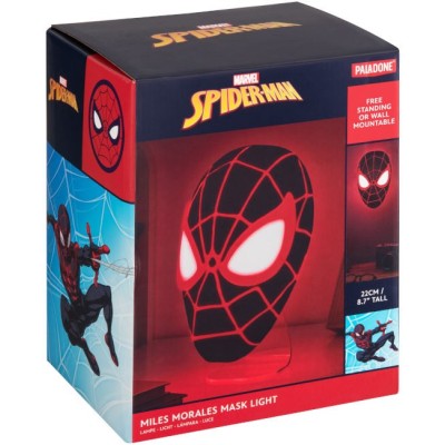 SPIDER-MAN MILES MORALES MASK LIGHT LAMPADA PALADONE PRODUCTS