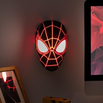 SPIDER-MAN MILES MORALES MASK LIGHT LAMPADA PALADONE PRODUCTS
