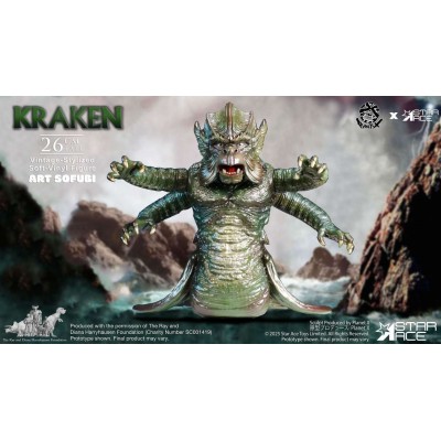 STAR ACE RAY HARRYHAUSEN KRAKEN ART SOFUBI VINTAGE STYLE SOFT VINYL STATUE 26CM FIGURE