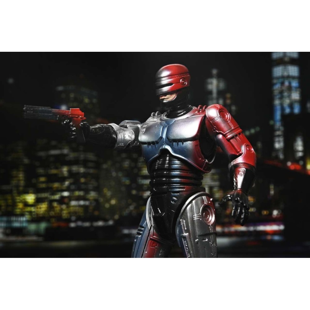 ROBOCOP ULTIMATE MOVIE POSTER HOMAGE ACTION FIGURE NECA