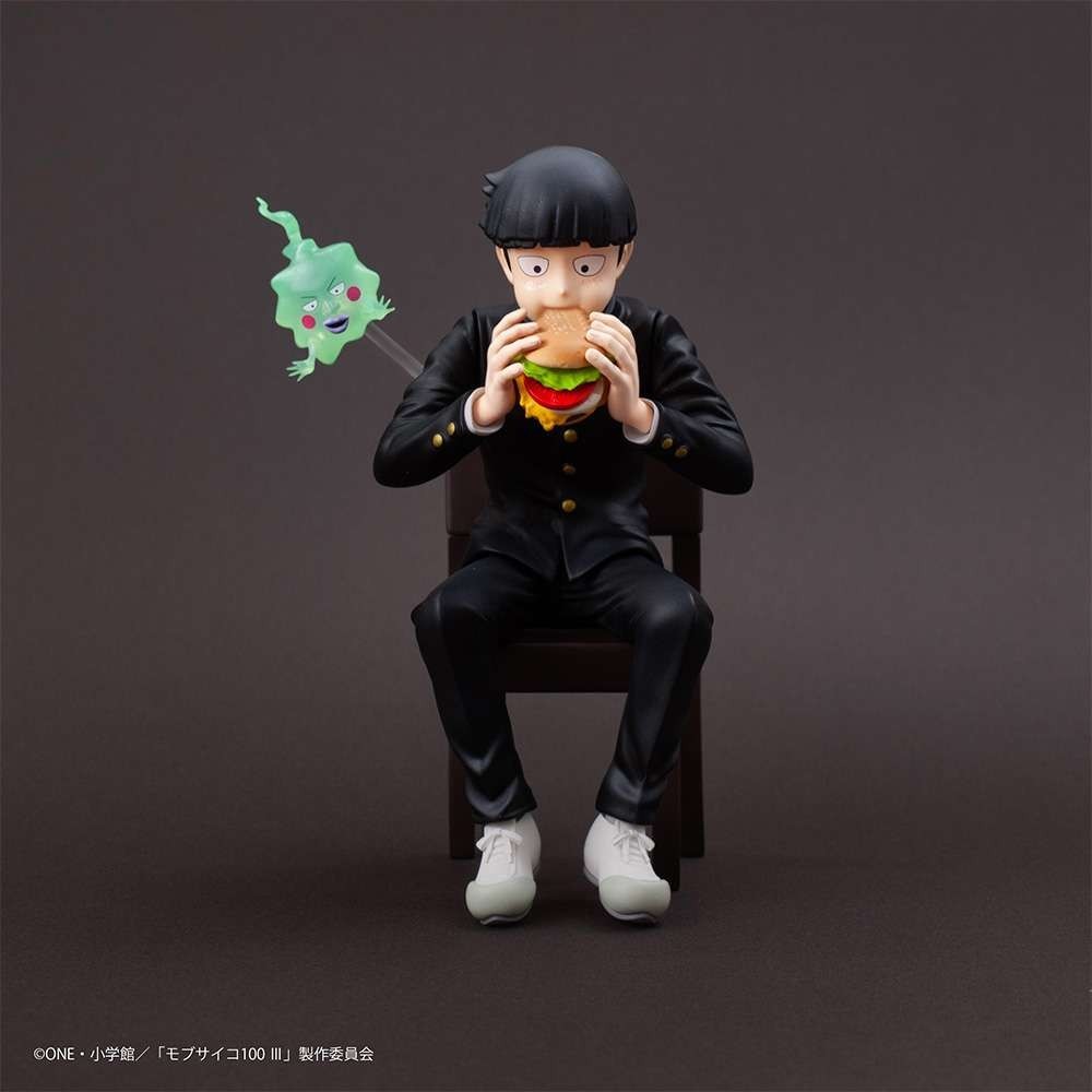 UNION CREATIVE MOB PSYCHO 100 III X BANBOUGU CAFE SHIGEO KAGEYAMA & EKUBO STATUE