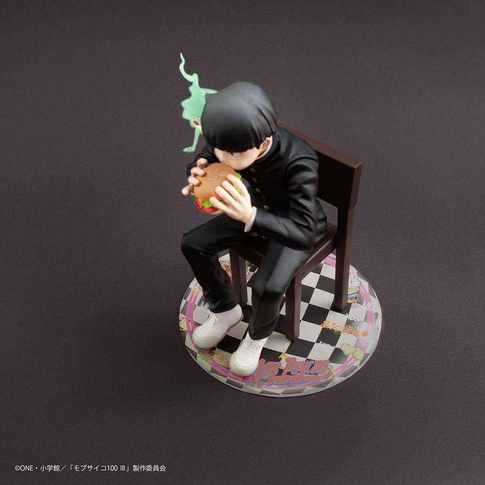 UNION CREATIVE MOB PSYCHO 100 III X BANBOUGU CAFE SHIGEO KAGEYAMA & EKUBO STATUE