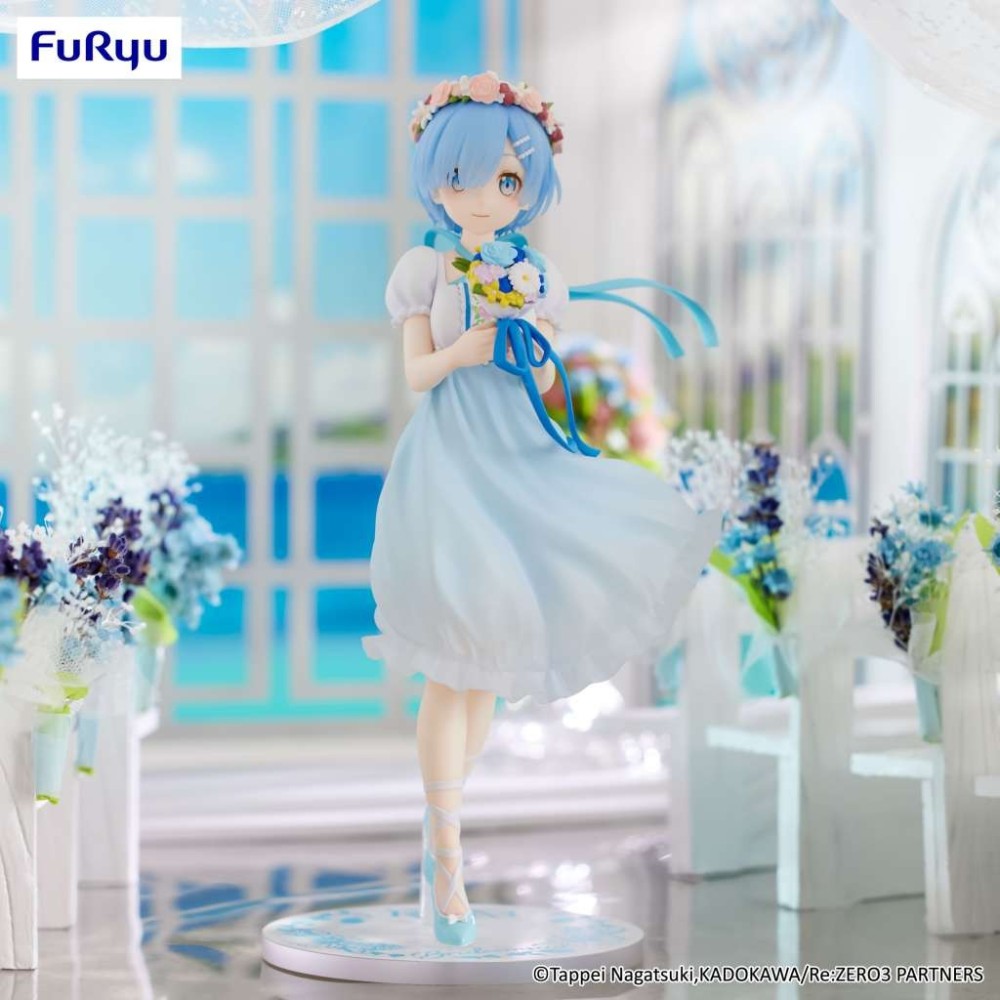RE:ZERO TRIO-TRY-IT REM BRIDESMAID VER. FIGURE STATUA FURYU