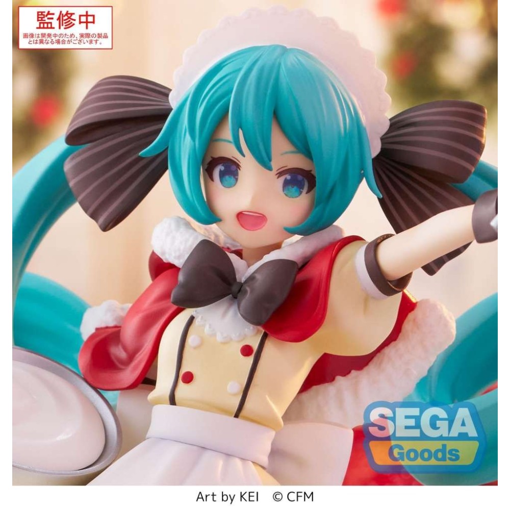 HATSUNE MIKU 2025 CHRISTMAS LUMINASTA FIGURE STATUA SEGA GOODS