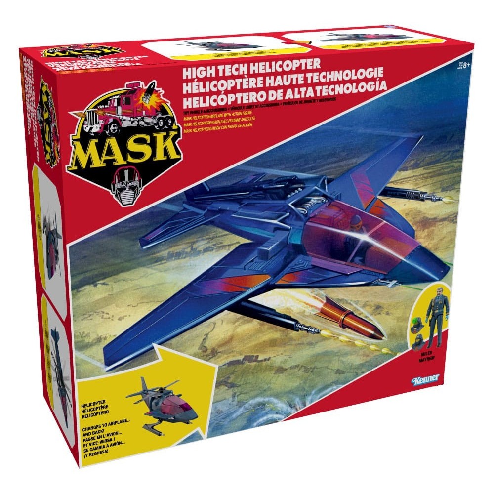 M.A.S.K. MILES MAYHEM WITH HIGH TECH HELICOPTER ACTION FIGURE THE LOYAL SUBJECTS