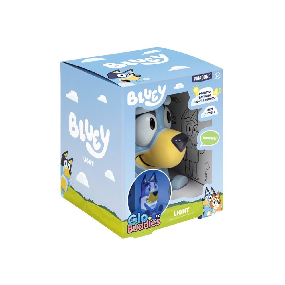 PALADONE PRODUCTS BLUEY BANDIT HEELER GLOBUDDIES FX LIGHT FIGURE WITH SOUNDS