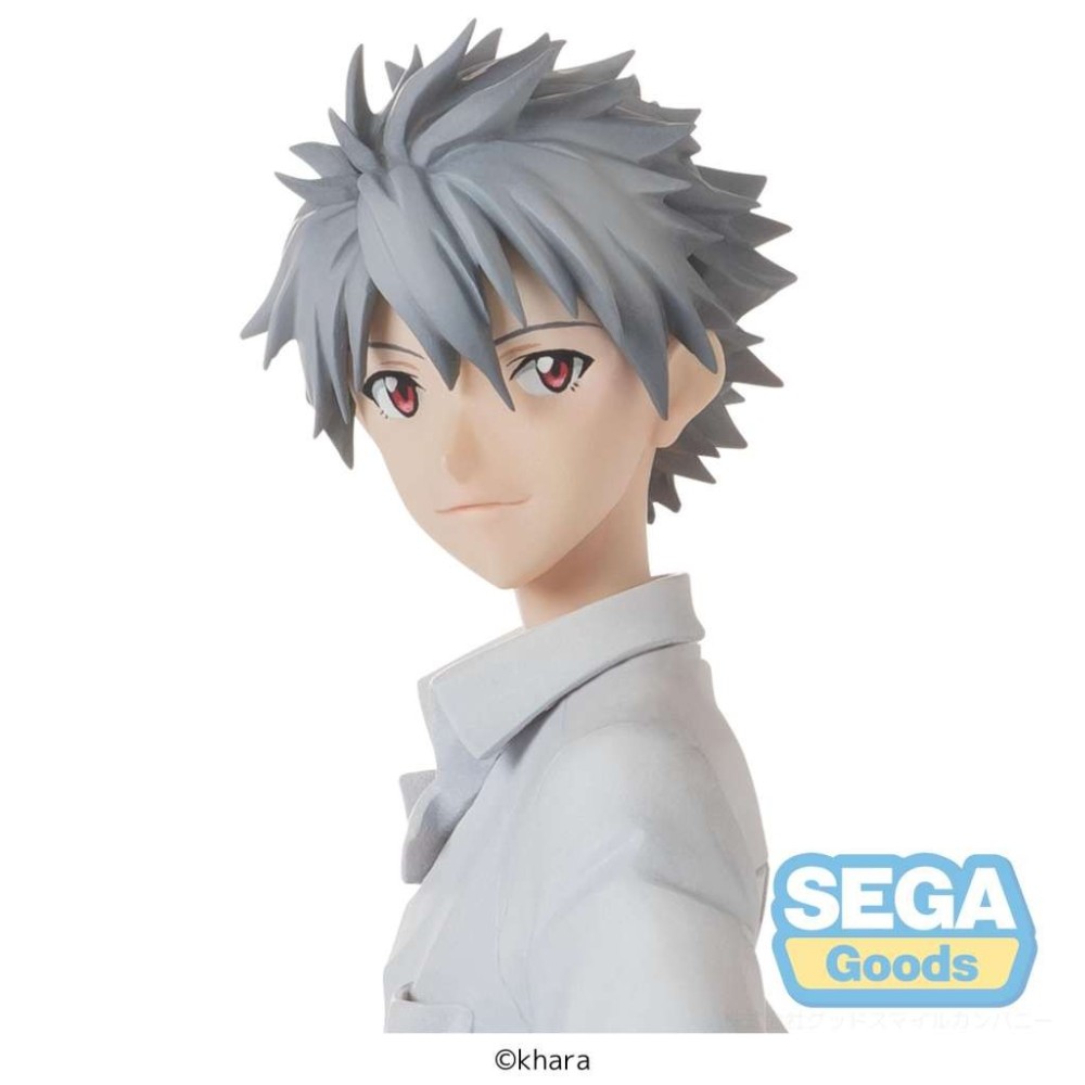SEGA GOODS REBUILD OF EVANGELION KAWORU UNIFORM HIGH PREMIUM STATUE PVC FIGURE