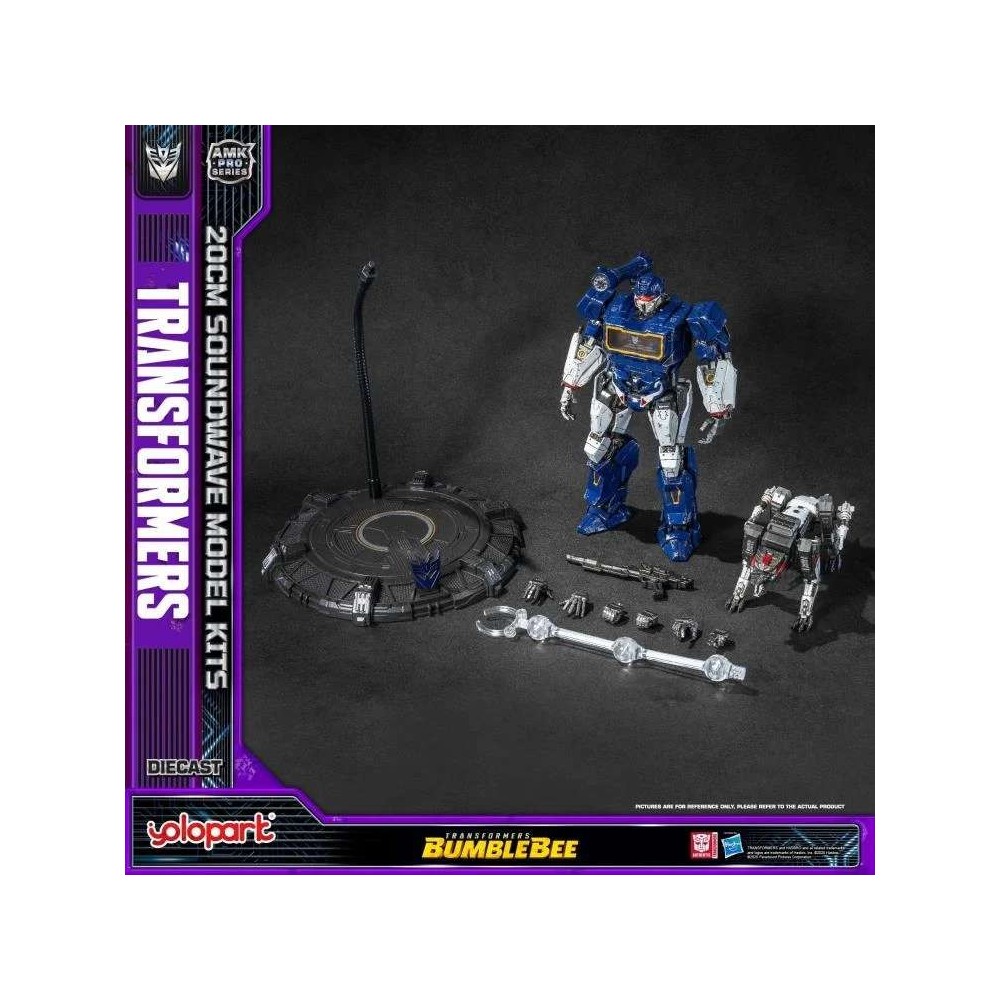 TRANSFORMERS BUMBLEBEE SOUNDWAVE MODEL KIT AMK PRO SERIES ACTION FIGURE YOLOPARK