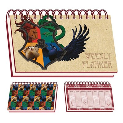PYRAMID INTERNATIONAL HARRY POTTER HOGWARTS HOUSES WEEKLY PLANNER