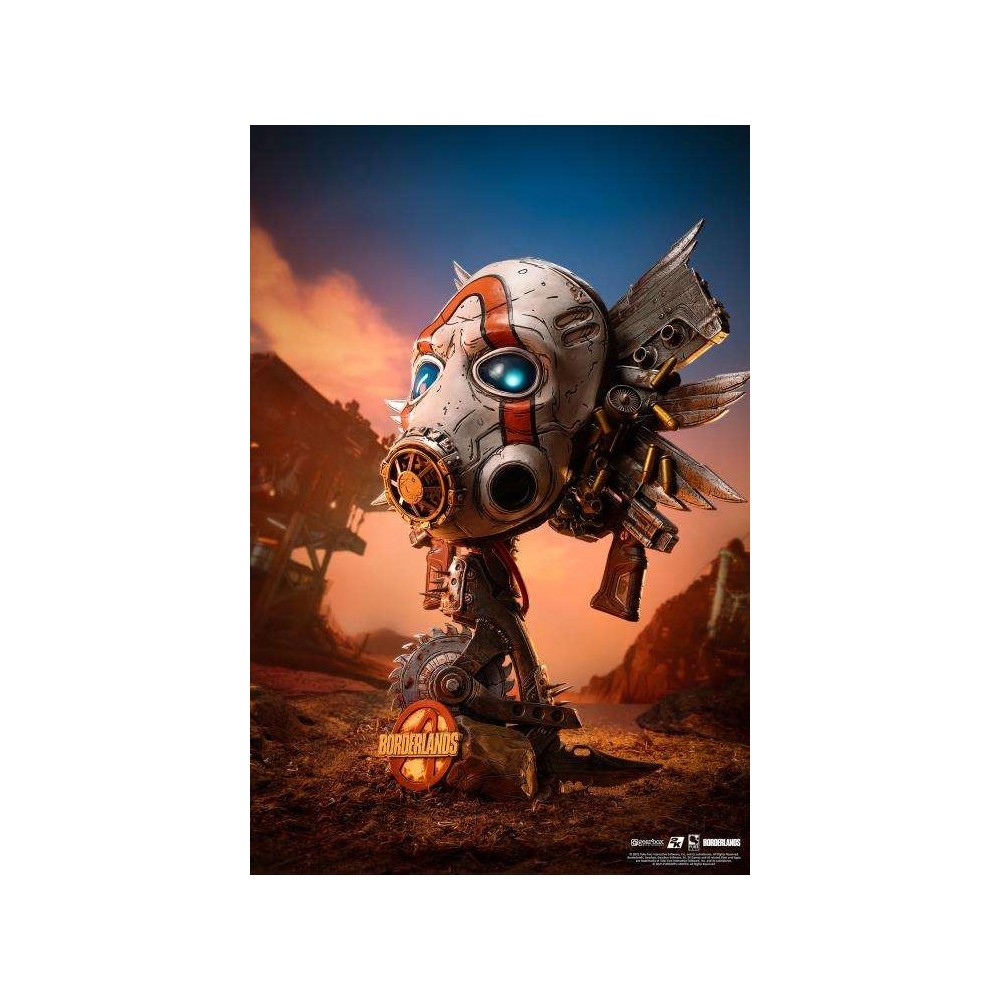 PURE ARTS BORDERLANDS PSYCHO BANDIT ART MASK RESIN STATUE DIORAMA