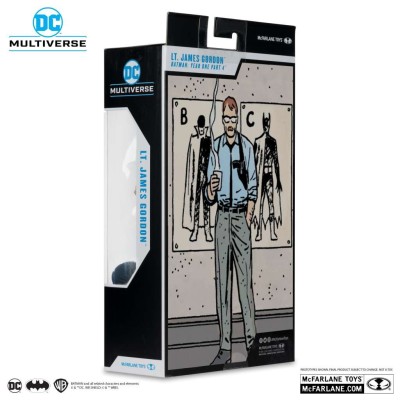 MC FARLANE DC MULTIVERSE BATMAN YEAR COMMISSIONER GORDON ONE GOLD LABEL PVC ACTION FIGURE