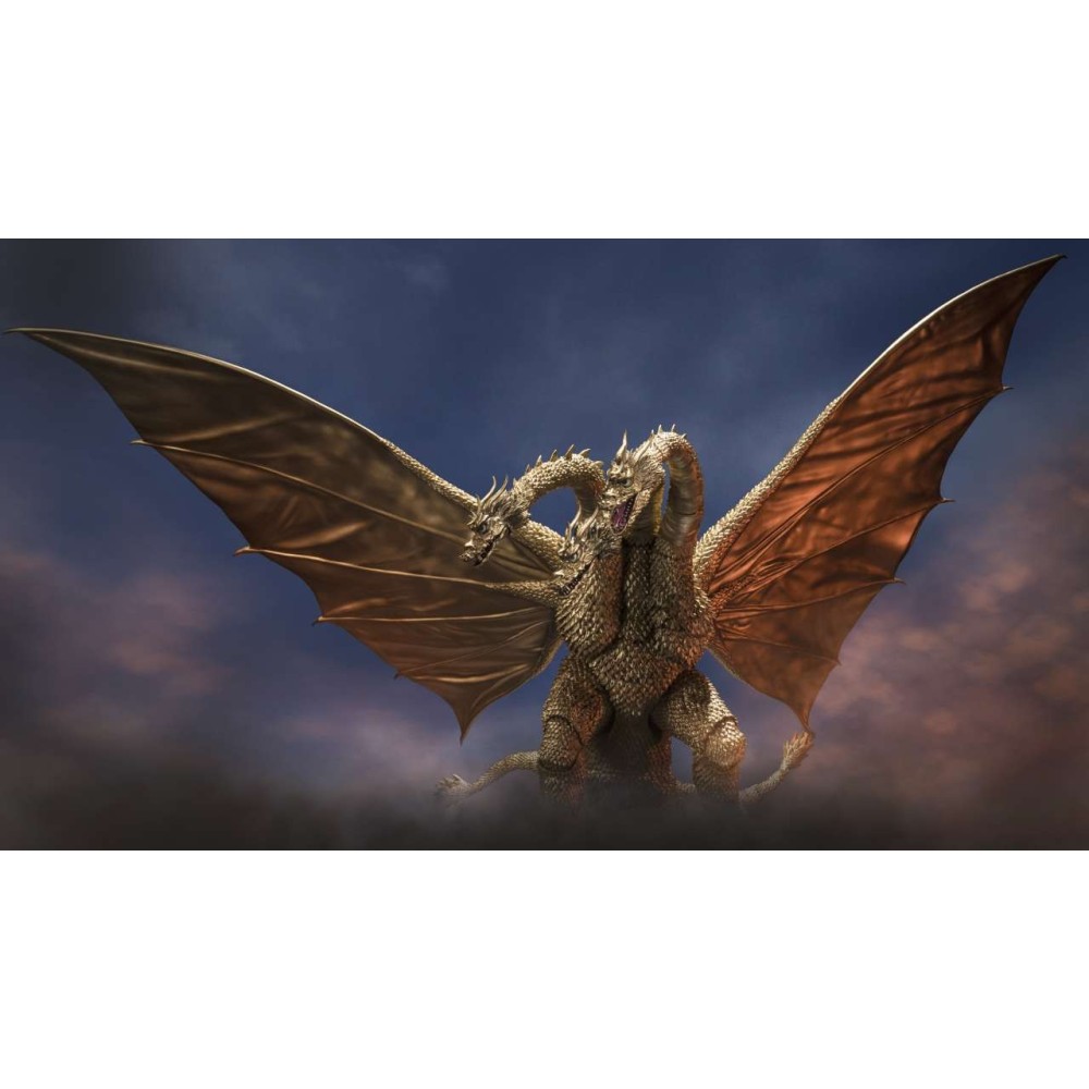 GODZILLA KING GHIDORAH 1972 S.H. MONSTERARTS FIGUARTS ACTION FIGURE BANDAI