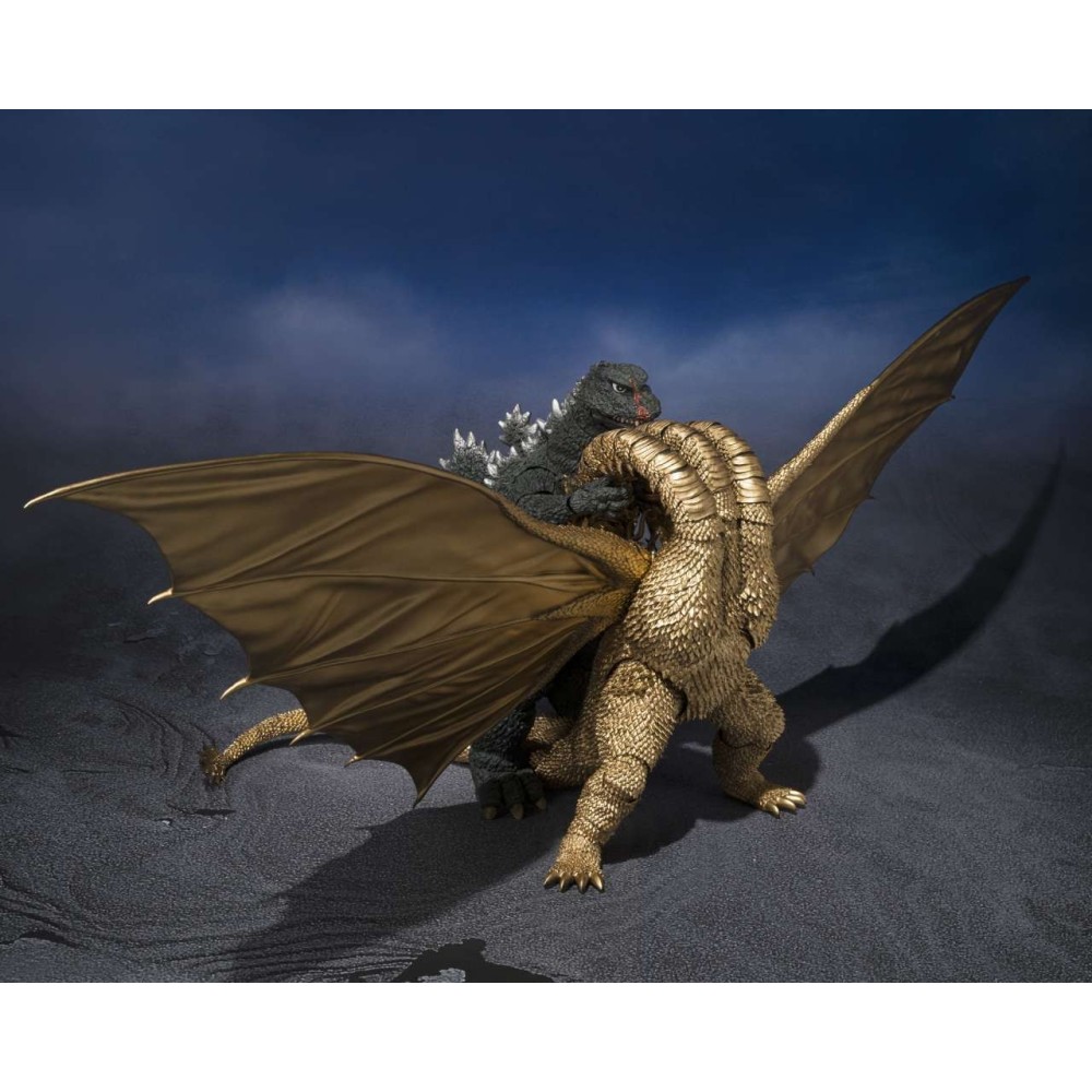 BANDAI GODZILLA KING GHIDORAH 1972 S.H. MONSTERARTS SERIES FIGUARTS PVC ACTION FIGURE