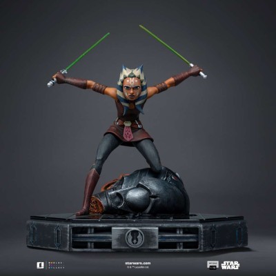 IRON STUDIOS STAR WARS THE CLONE WARS AHSOKA TANO ART SCALE 1/10 STATUE RESIN FIGURE
