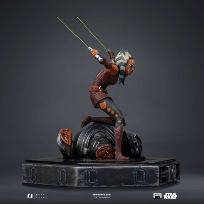 STAR WARS THE CLONE WARS AHSOKA TANO ART SCALE 1/10 STATUA FIGURE IRON STUDIOS