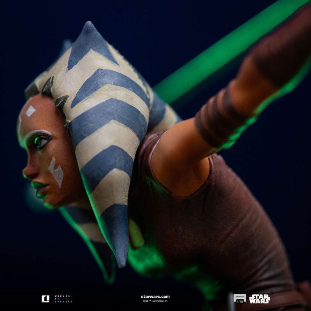 STAR WARS THE CLONE WARS AHSOKA TANO ART SCALE 1/10 STATUA FIGURE IRON STUDIOS