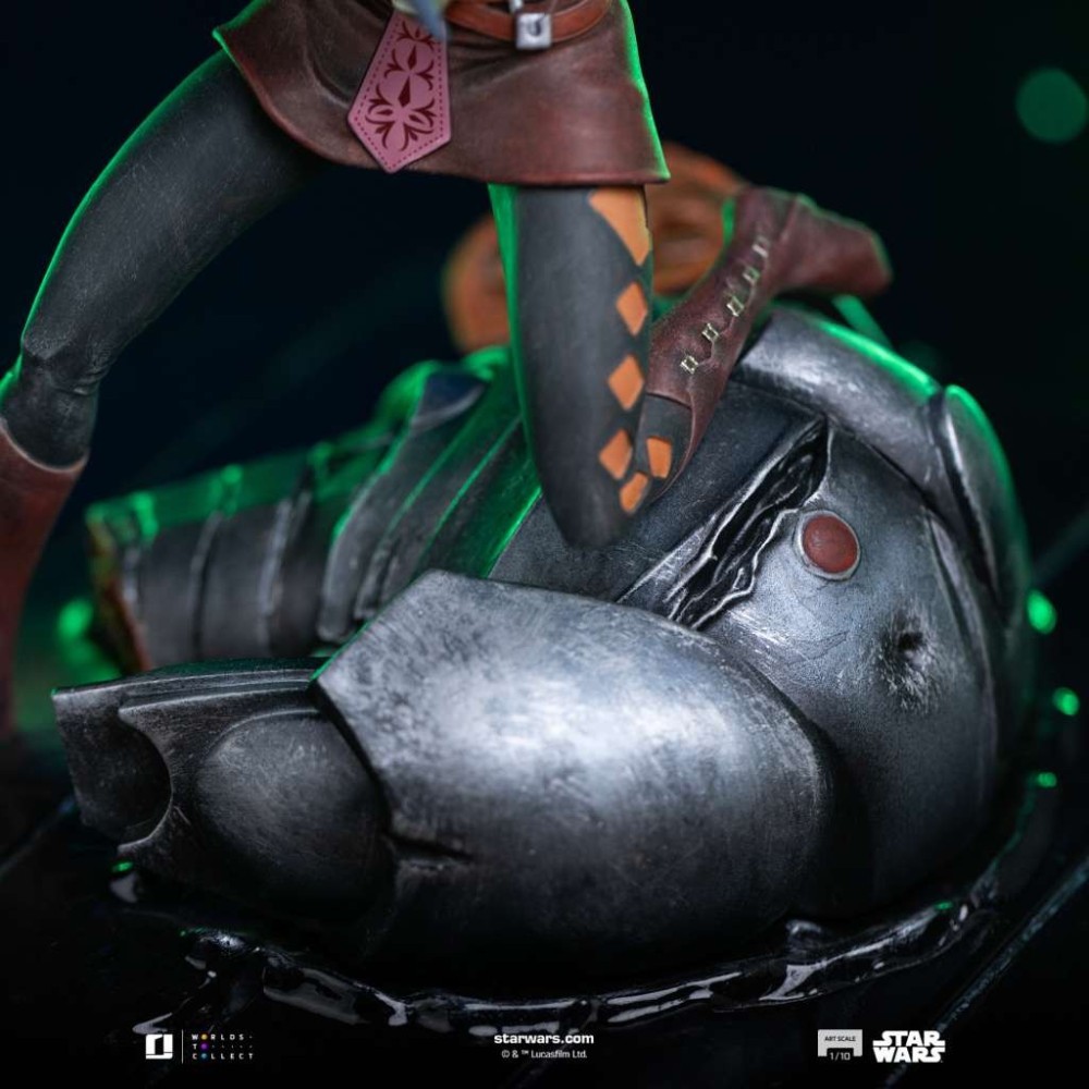 IRON STUDIOS STAR WARS THE CLONE WARS AHSOKA TANO ART SCALE 1/10 STATUE RESIN FIGURE