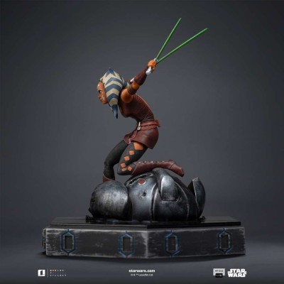 IRON STUDIOS STAR WARS THE CLONE WARS AHSOKA TANO ART SCALE 1/10 STATUE RESIN FIGURE