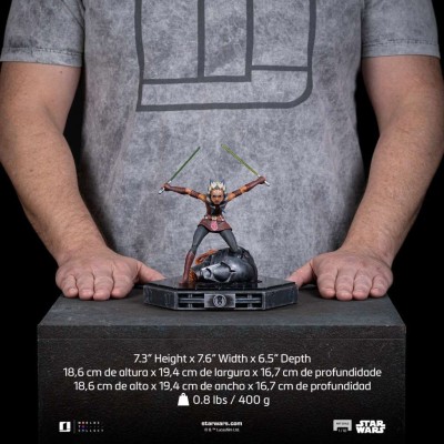 IRON STUDIOS STAR WARS THE CLONE WARS AHSOKA TANO ART SCALE 1/10 STATUE RESIN FIGURE