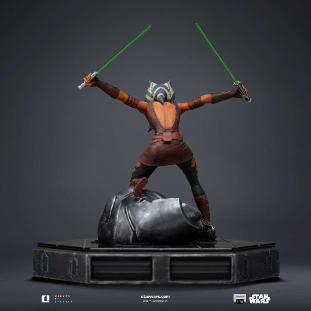 STAR WARS THE CLONE WARS AHSOKA TANO ART SCALE 1/10 STATUA FIGURE IRON STUDIOS