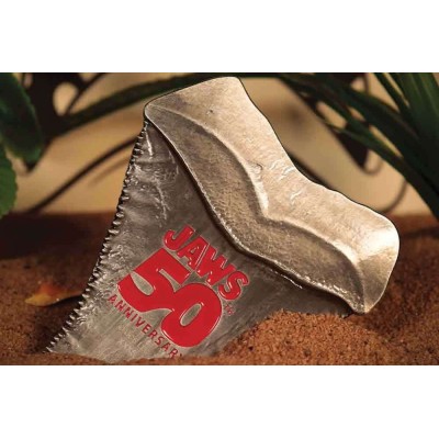 FANATTIK JAWS 50TH ANNIVERSARY SHARK TOOTH MEDALLION REPLICA