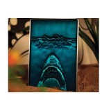 JAWS LO SQUALO 50TH ANNIVERSARY MOVIE POSTER LINGOTTO IN METALLO FANATTIK