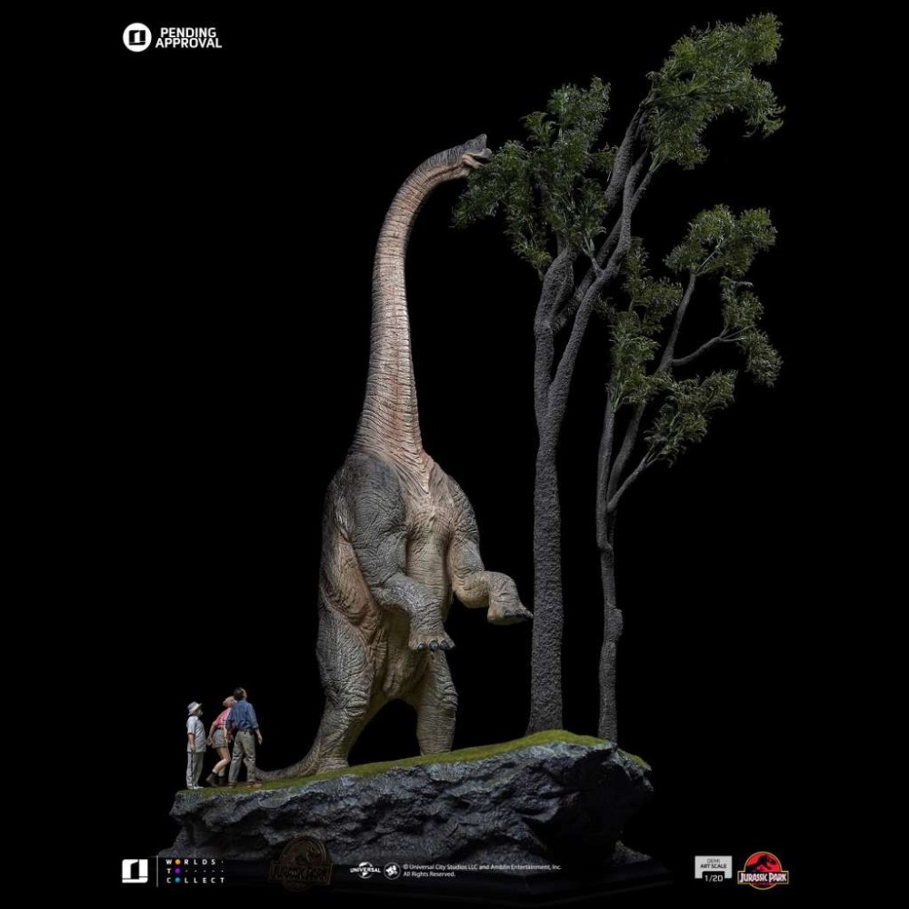 WELCOME TO THE JURASSIC PARK DEMI ART SCALE 1/20 STATUA FIGURE IRON STUDIOS