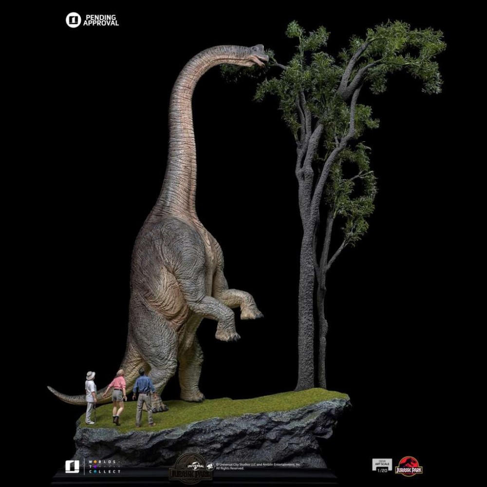 WELCOME TO THE JURASSIC PARK DEMI ART SCALE 1/20 STATUA FIGURE IRON STUDIOS
