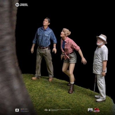 WELCOME TO THE JURASSIC PARK DEMI ART SCALE 1/20 STATUA FIGURE IRON STUDIOS