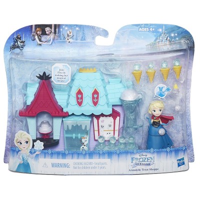 DISNEY FROZEN LITTLE KINGDOM ARENDELLE TREAT SHOPPE DIORAMA ACTION FIGURE HASBRO