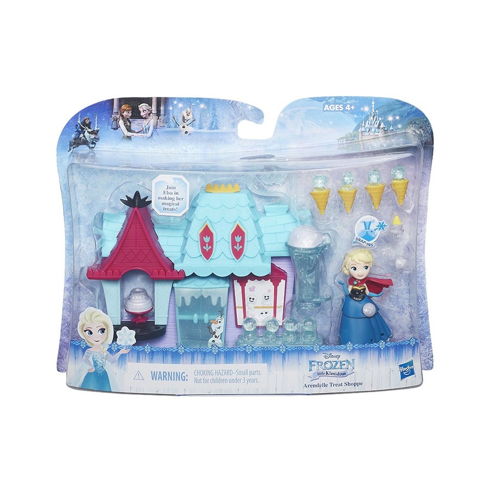 DISNEY FROZEN LITTLE KINGDOM ARENDELLE TREAT SHOPPE DIORAMA ACTION FIGURE HASBRO