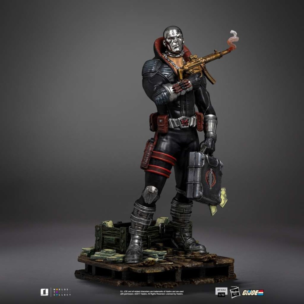 IRON STUDIOS G.I. JOE DESTRO ART SCALE 1/10 RESIN STATUE FIGURE