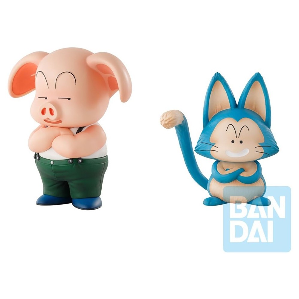 BANDAI DRAGON BALL OOLONG AND PUAR ICHIBANSHO MASTERLISE STATUES PVC FIGURES