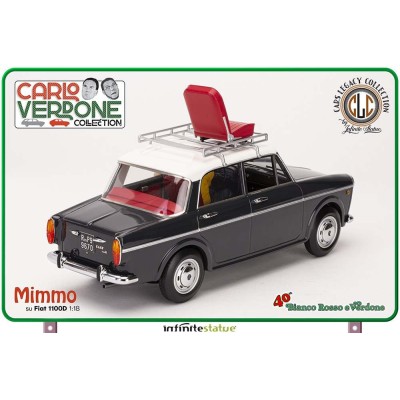 BIANCO ROSSO E VERDONE MIMMO SU FIAT 1100 1/18 SCALE FIGURE REPLICA INFINITE STATUE